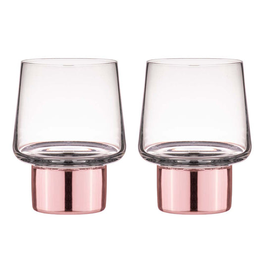 Tempa Aurora Clear Set of 2 Glass Tumbler