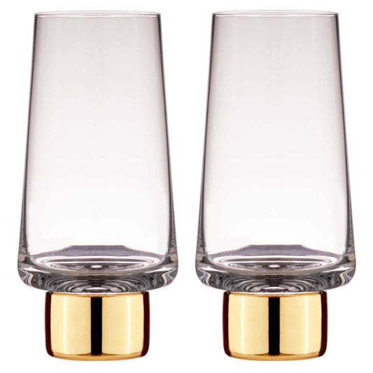 Tempa Aurora Clear Set of 2 Highball Tumbler