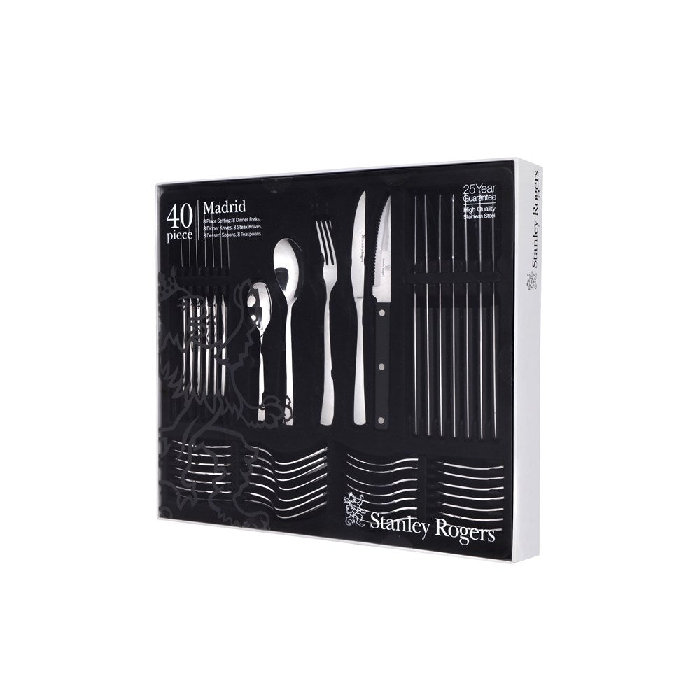 Stanley Rogers Madrid 40 Piece Cutlery Set