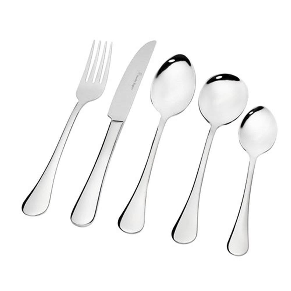 5 Piece Stanley Rogers Manchester Stainless Cutlery Set Fork, Knife & Spoons at Robins Kitchen