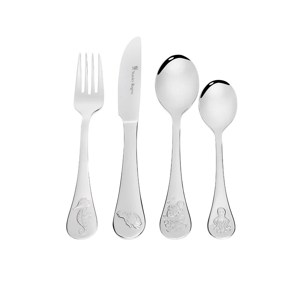 Stanley Rogers Stainless Steel 4 Piece Children's Cutlery Set