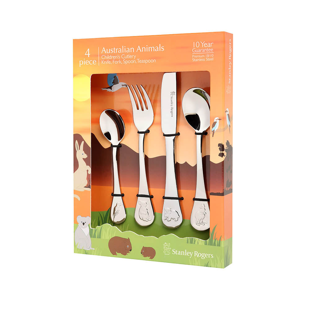 Stanley Rogers Stainless Steel 4 Piece Children's Cutlery Set
