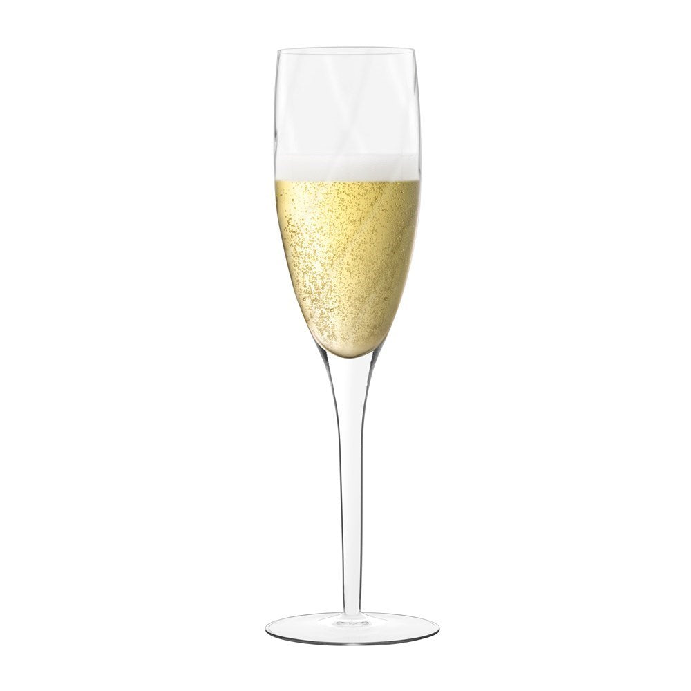 Luigi Bormioli Canaletto Flute 375ml Set of 4