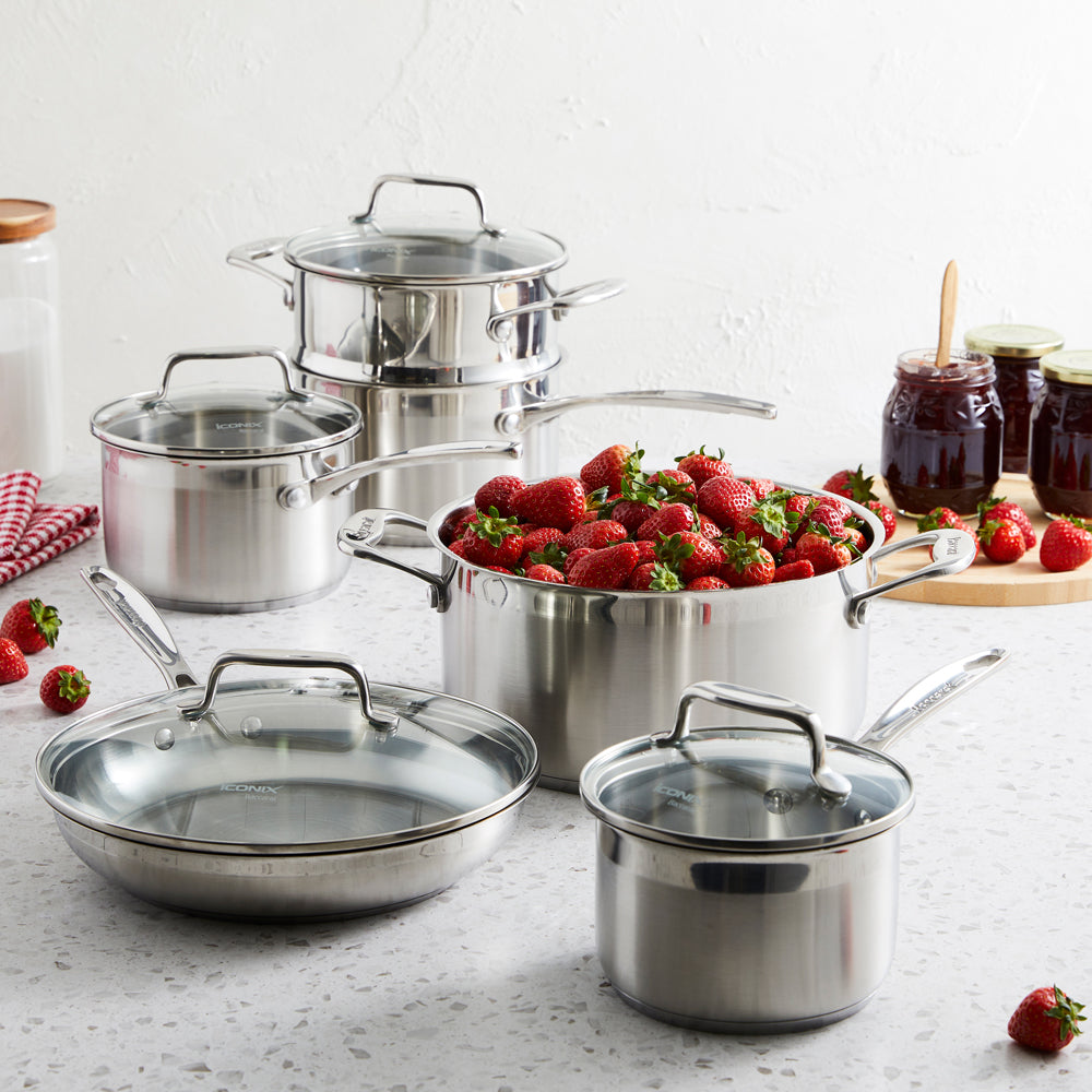 Baccarat iconiX 6 Piece Stainless Steel Cookware Set at Robins Kitchen