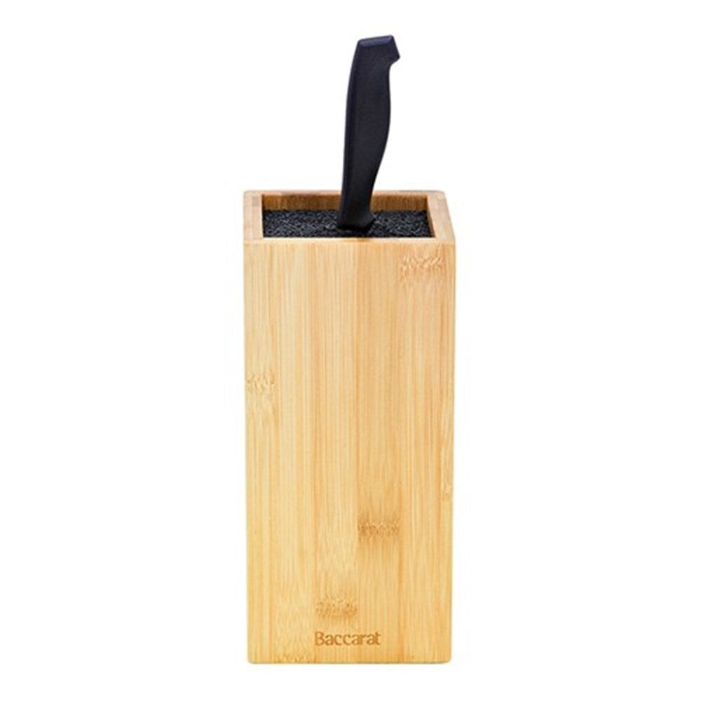 Baccarat Universal Knife Holder Bamboo Wooden Knife Storage with Knife at Robins Kitchen