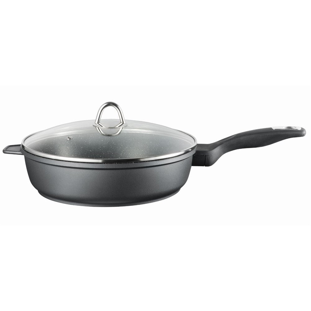 Baccarat Granite Non Stick Chef Pan with Lid 28cm