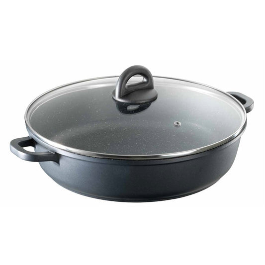 Baccarat STONE Non Stick Saute Pan with Lid 32cm