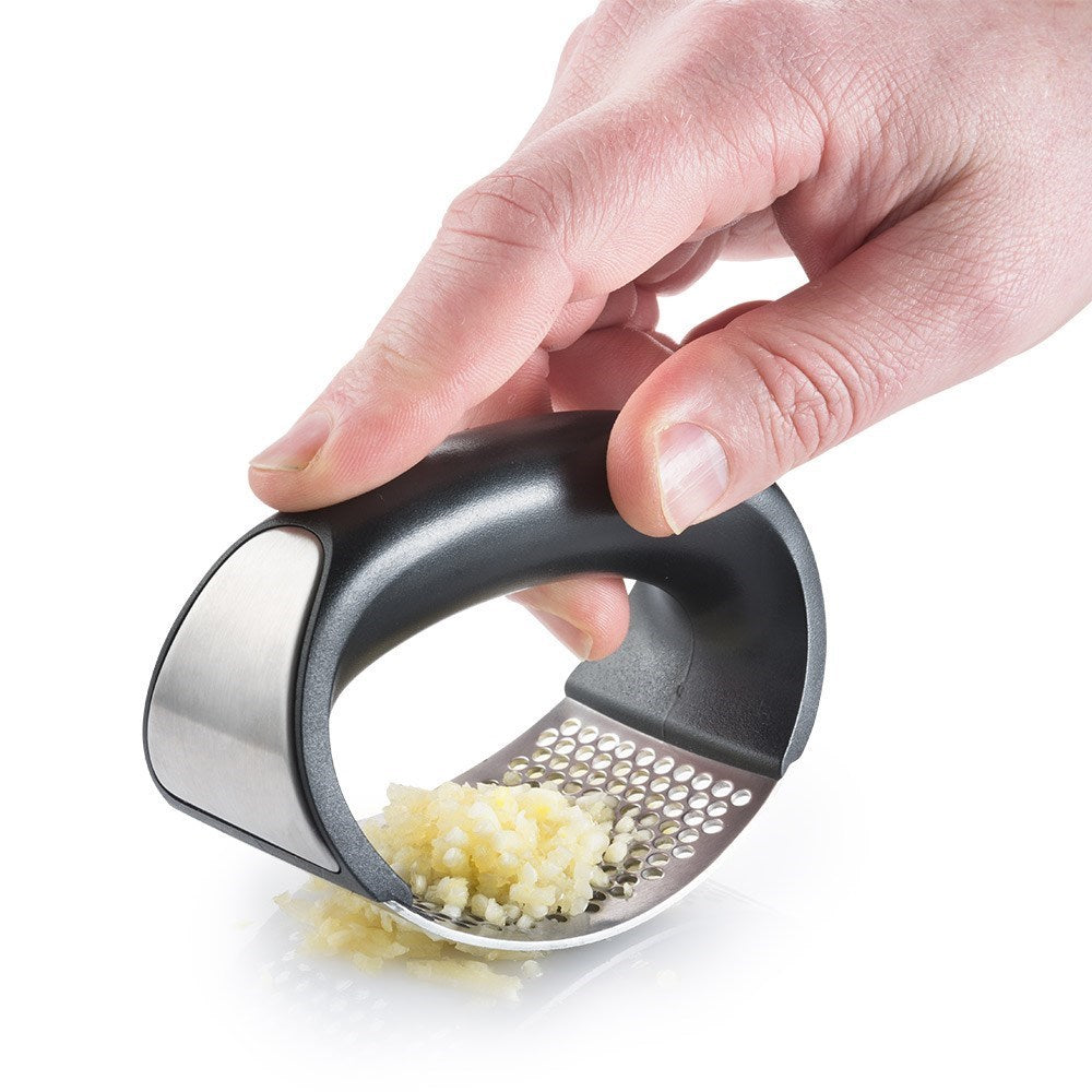 Easy Grips Stainless Steel Rocking Garlic Crusher 11cm