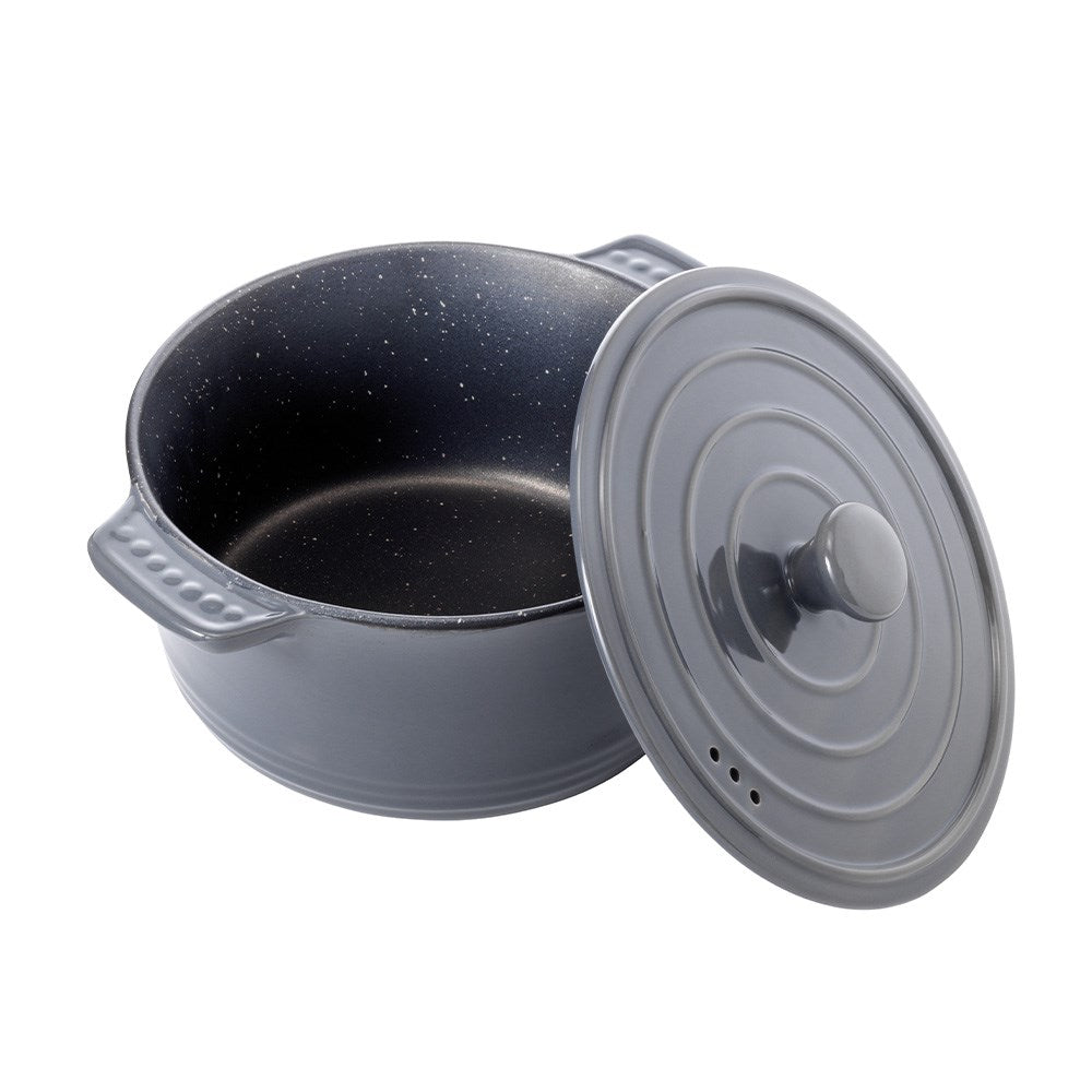 Baccarat STONE Non Stick Round Casserole with Lid 3.5L