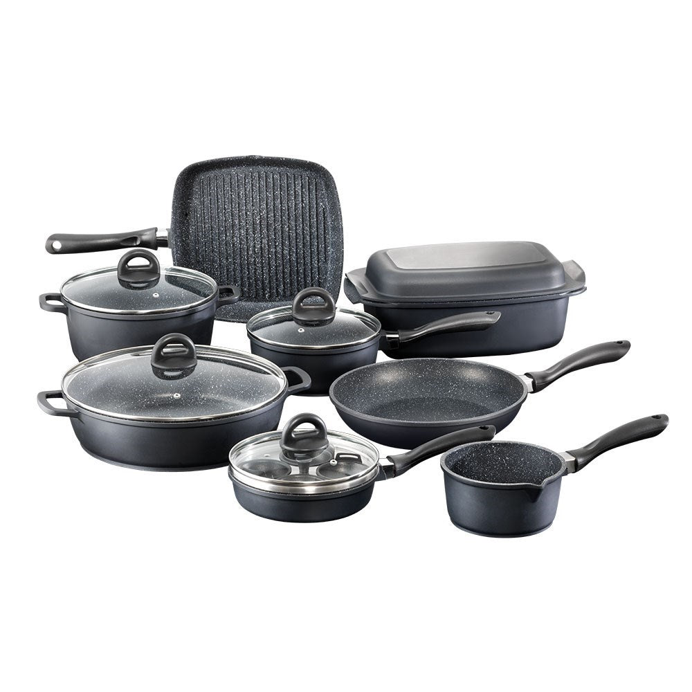 Baccarat STONE 10 Piece Cookware Set with Egg Poacher