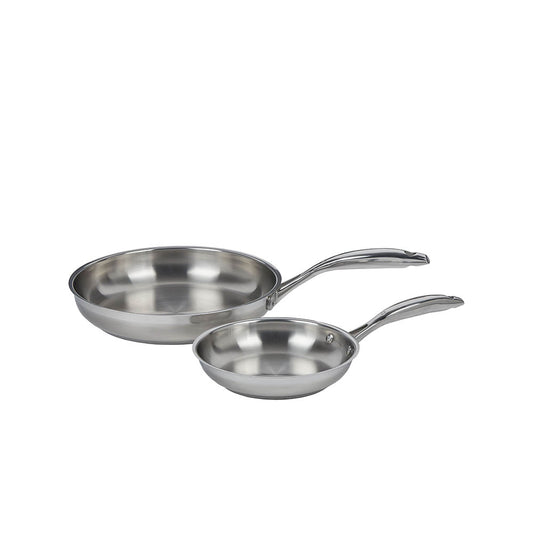 Swiss Diamond Premium Steel Induction 2 Piece Frying Pan Set 20 & 28cm