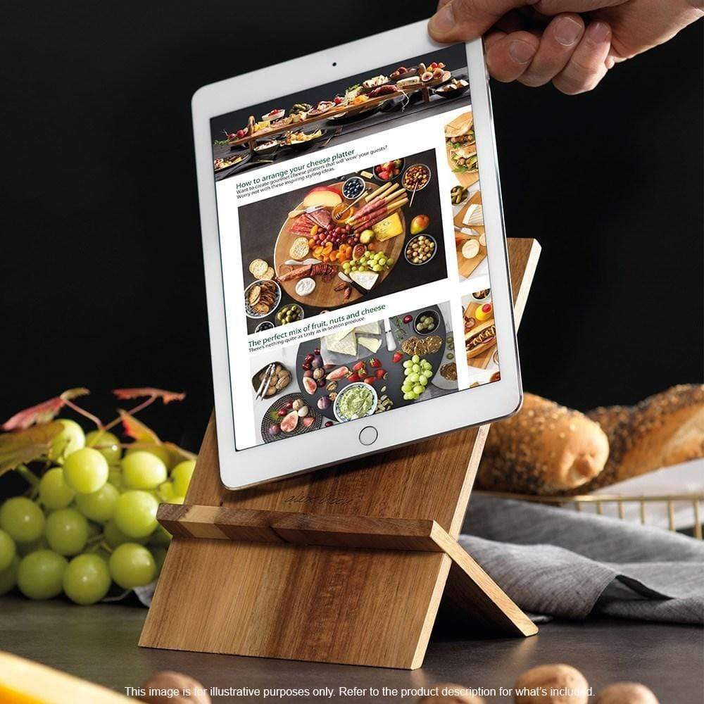 Alex Liddy Acacia Wooden Holder & Stand for iPad & Tablet at Robins Kitchen