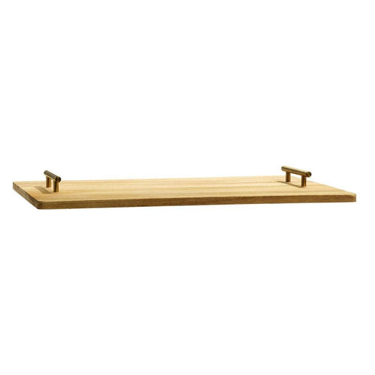 Alex Liddy Acacia Rectangular Wooden Serving Board with Handles 60x40cm at Robins Kitchen