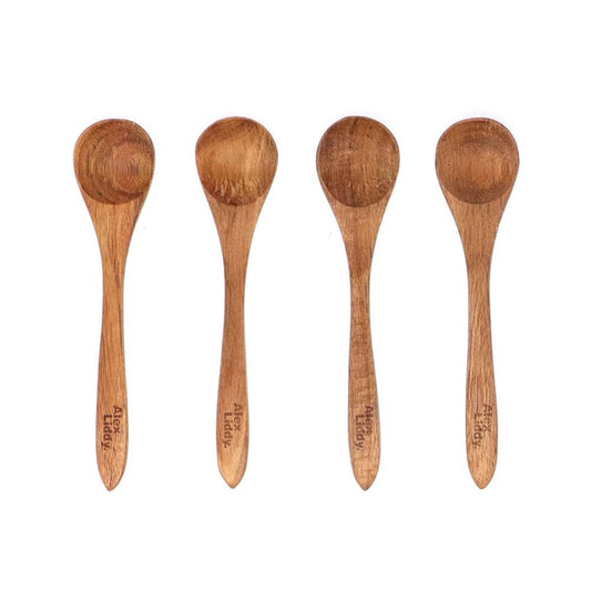 Alex Liddy Acacia Tapas Spoons Set Of 4 in Packaging at Robins Kitchen