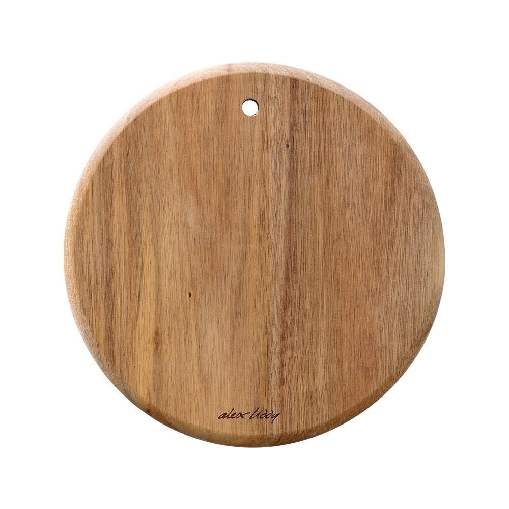 Alex Liddy Acacia Wood Mini Round Serving Board 19 x 19cm