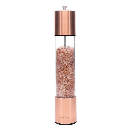 Alex Liddy Advance Stainless Steel Pink Himalayan Salt Grinder In Rose Gold at Robins Kitchen