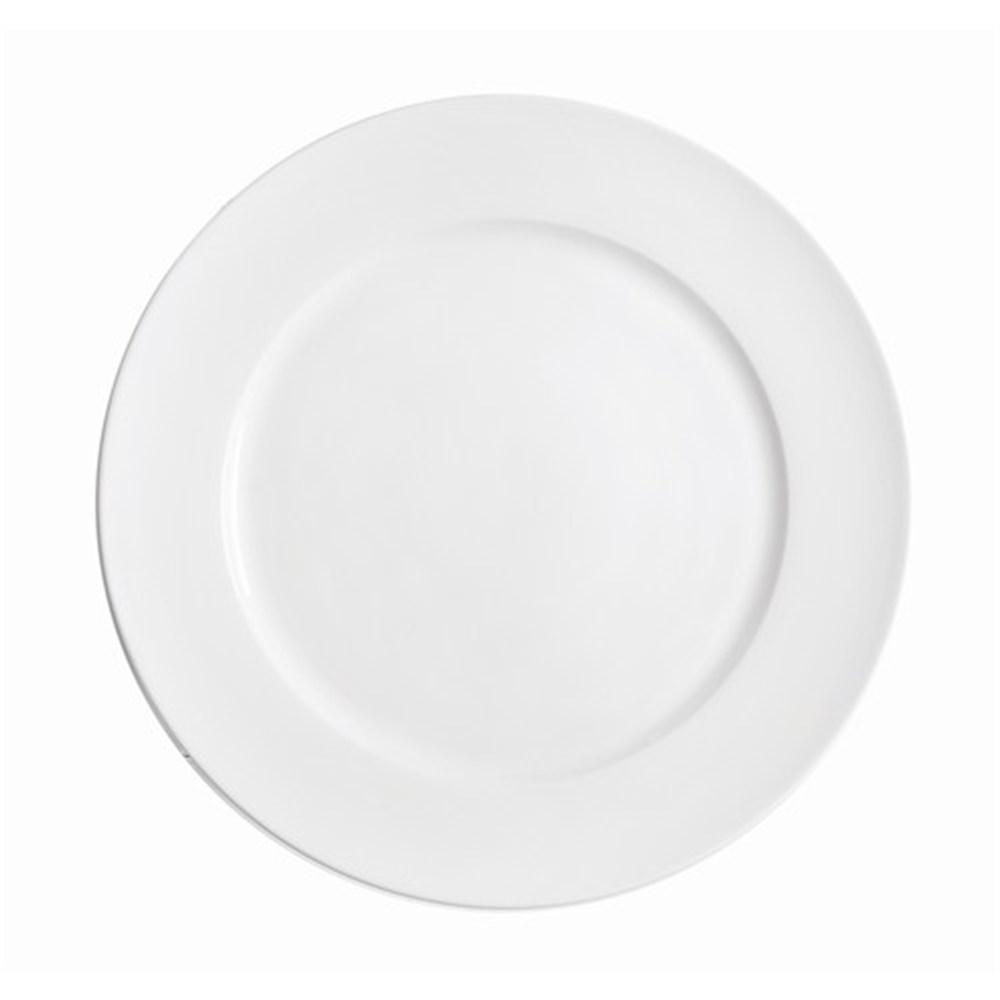 Alex Liddy Aquis 20cm Rim Side Plate White Porcelain Finish Tableware at Robins Kitchen