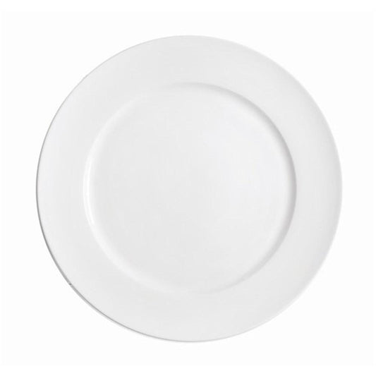 Alex Liddy Aquis 20cm Rim Side Plate White Porcelain Finish Tableware at Robins Kitchen