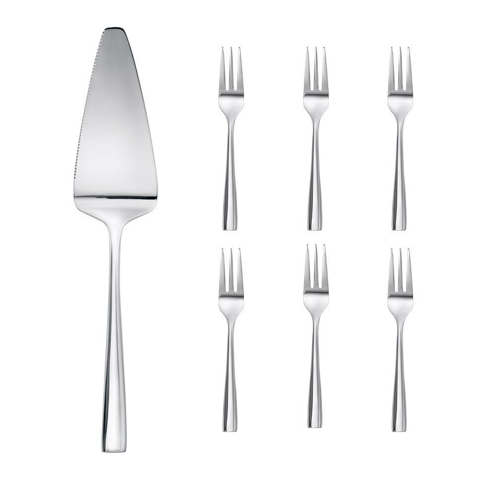 Alex Liddy Arlo 7 Piece Cake Server & Fork Set