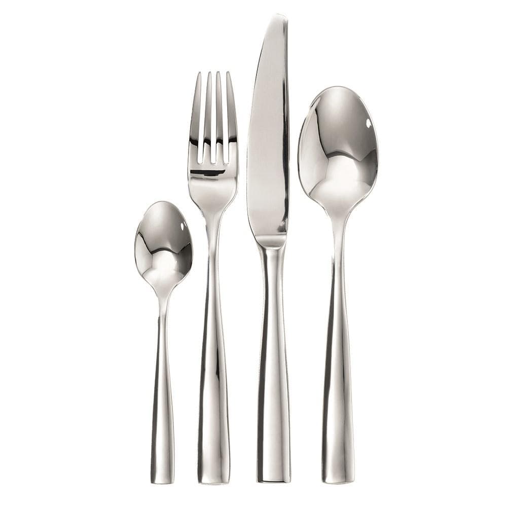 Alex Liddy Arlo Cutlery Set of 16 in a White Napkin Stainless Steel Cutlery at Robins Kitchen