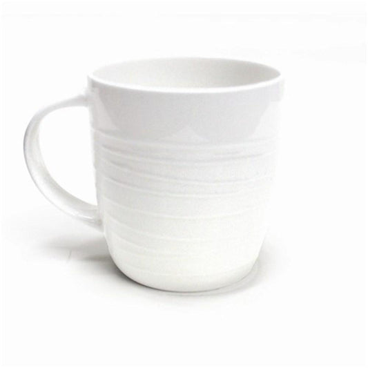 Alex Liddy Bianco Lines Textured Mug 350ml