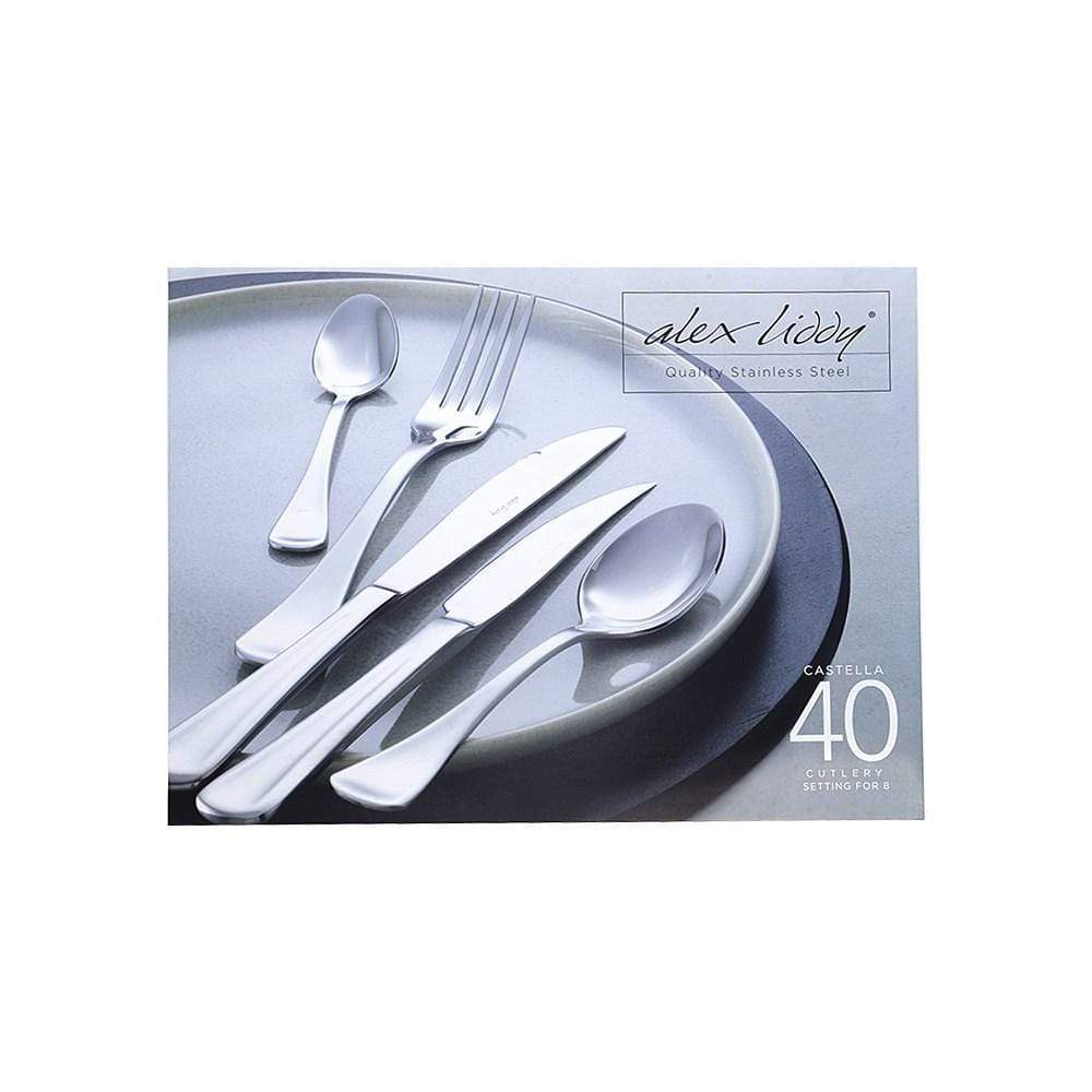 Alex Liddy Castella 40 Piece Stainless Steel Cutlery Set Kitchen Cutlery at Robins Kitchen