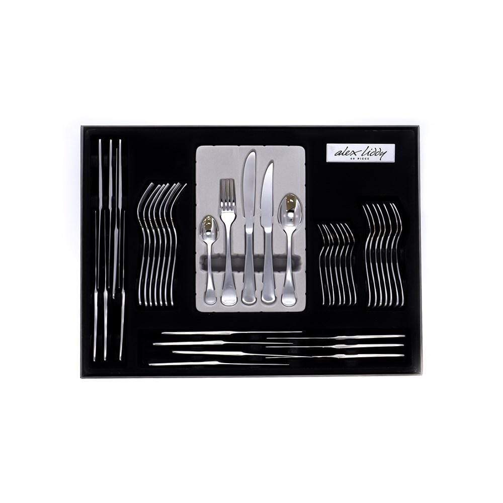 Alex Liddy Castella 40 Piece Stainless Steel Cutlery Set Kitchen Cutlery at Robins Kitchen