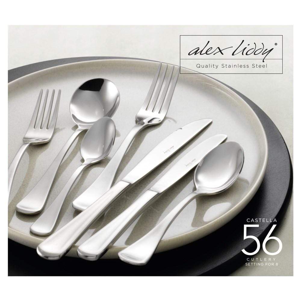 Alex Liddy Castella Stainless Steel 56 Piece Cutlery Set