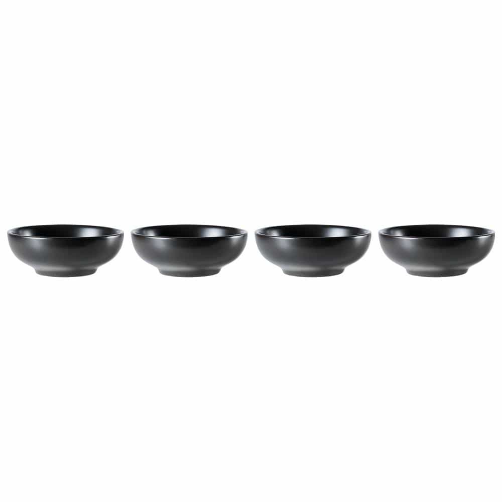 Alex Liddy Share Stoneware Sauce Dish 8cm Set of 4 Black