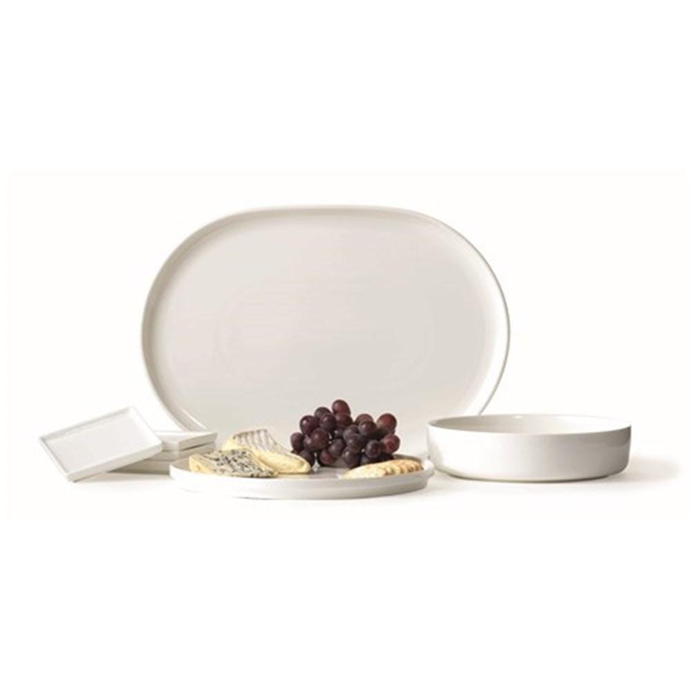 Ambrosia Zest Round Serving Platter 33cm Tableware Dinner Plates at Robins Kitchen