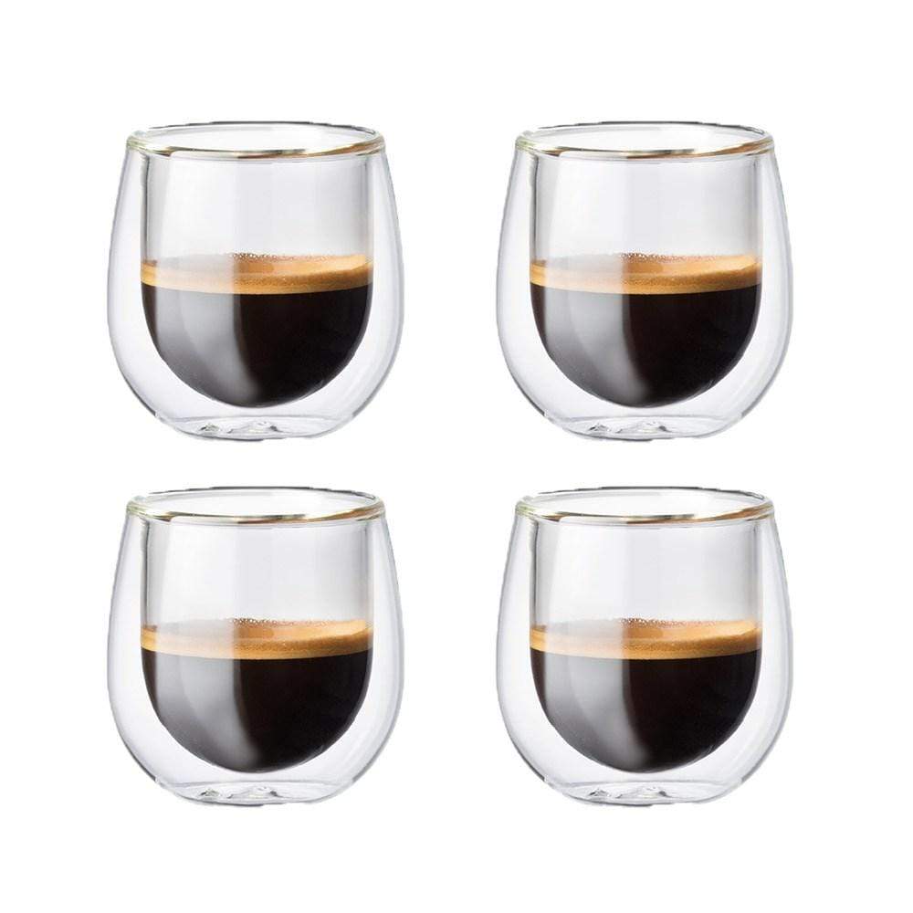 Baccarat Barista Cafe Double Wall Espresso Glass 90ml Set of 4