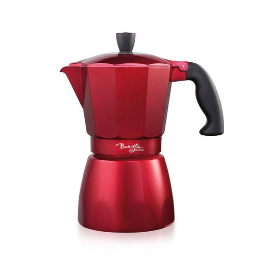 Baccarat Barista Italico 6 Cup Espresso Maker Red Coffee Accessories at Robins Kitchen