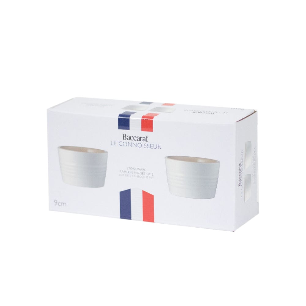 Baccarat Le Connoisseur Set of 2 Stoneware Ramekin 9cm