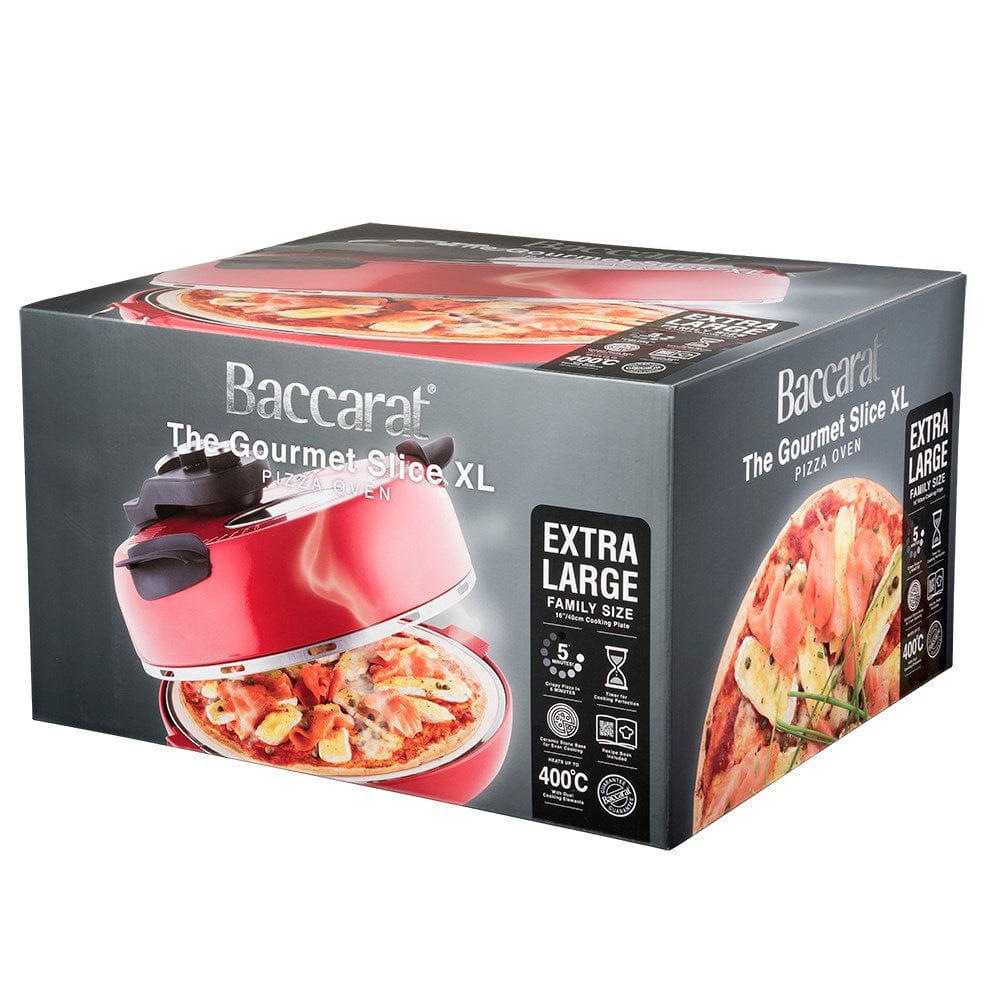 Baccarat The Gourmet Slice XL Pizza Oven Red