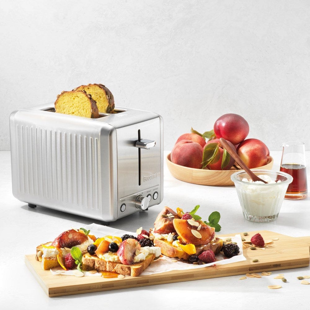 Baccarat The Toasty Slice 2 Slice Toaster Silver