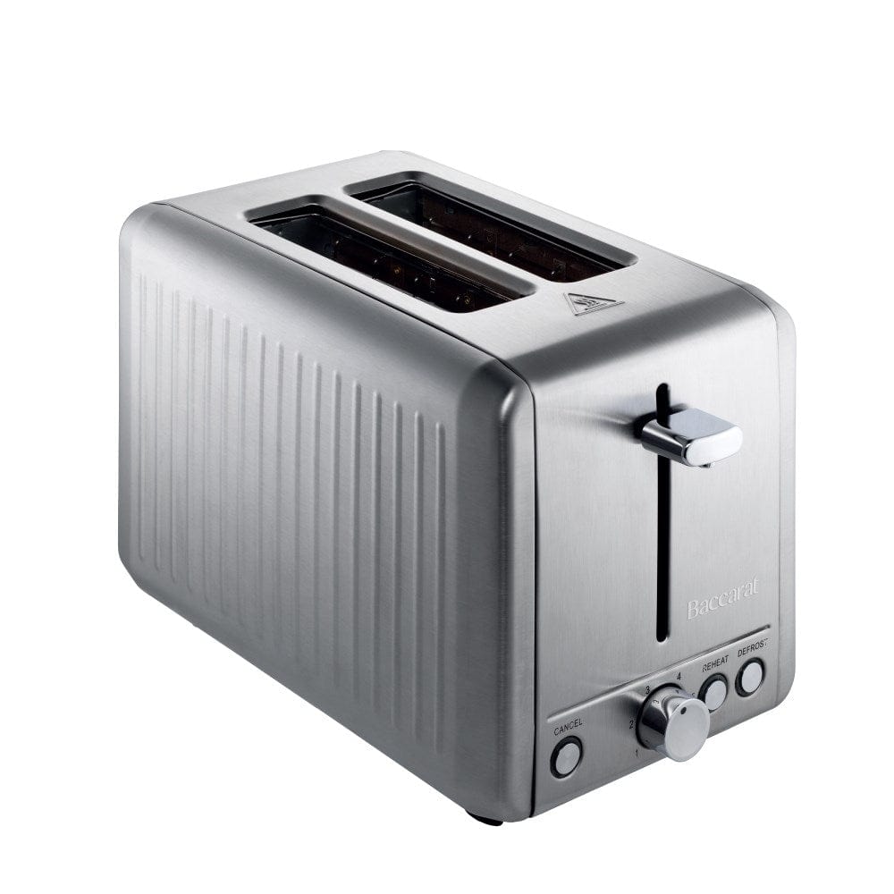 Baccarat The Toasty Slice 2 Slice Toaster Silver