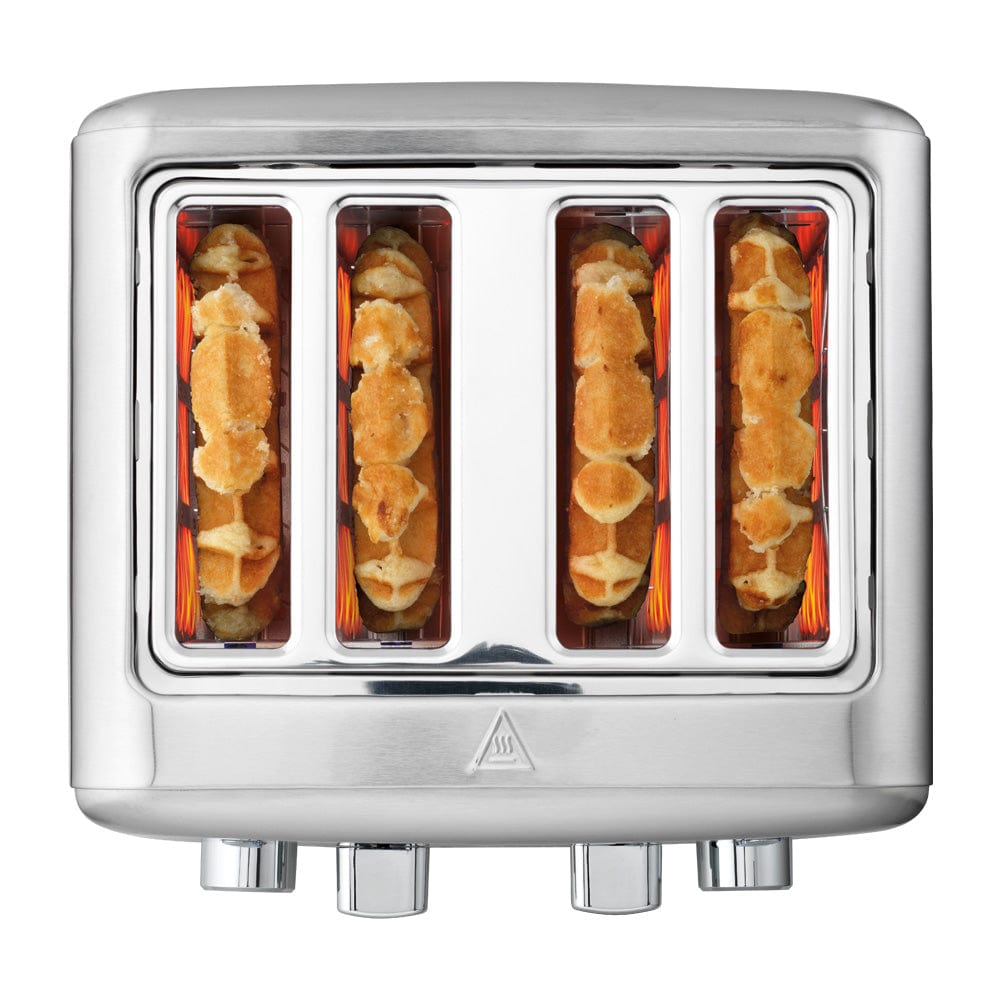 Baccarat The Toasty Slice 4 Slice Toaster Silver