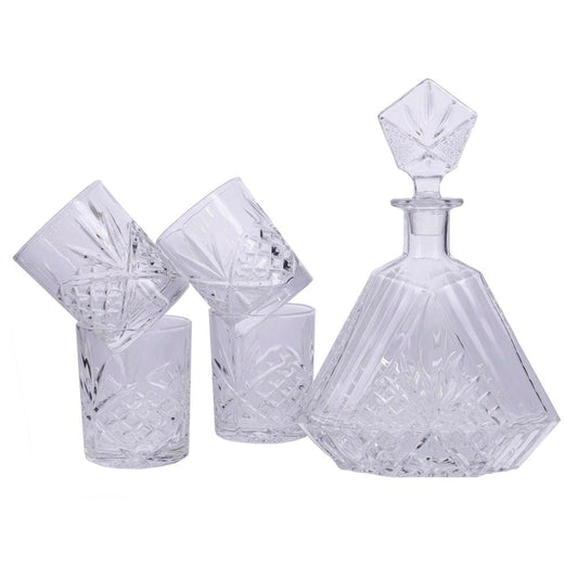 Cellar Premium Luxe 5 Piece Carafe & Tumbler Set