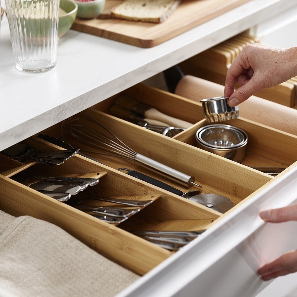 Joseph Joseph DrawerStore Bamboo Cutlery, Utensil & Gadget Organiser