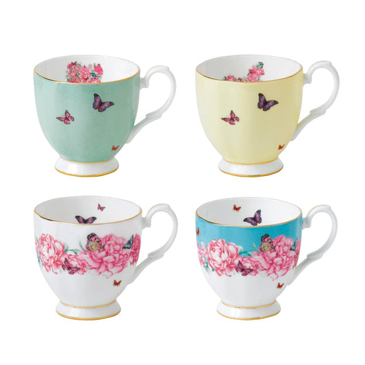 Miranda Kerr for Royal Albert Set of Four Vintage Mugs Elegant Drinkware at Robins Kitchen