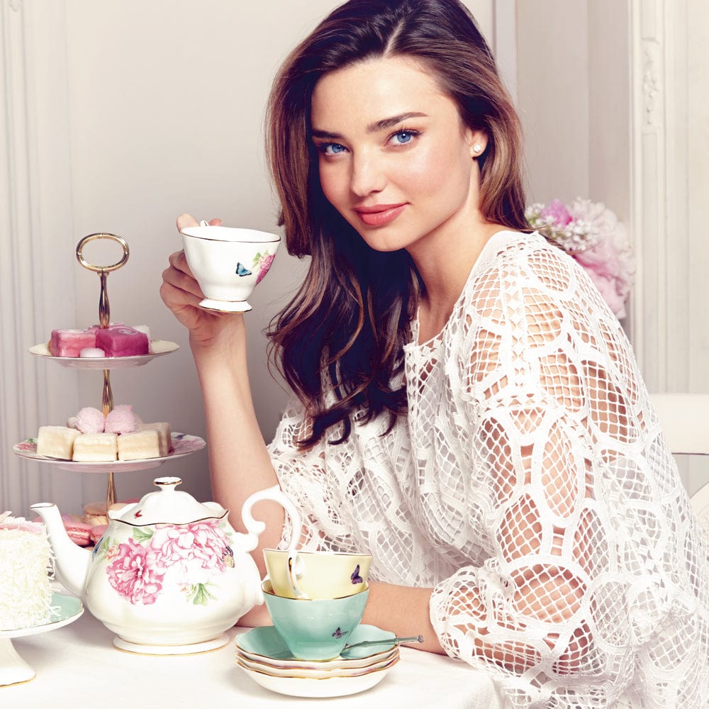 Miranda Kerr for Royal Albert Set of Four Vintage Mugs Elegant Drinkware at Robins Kitchen