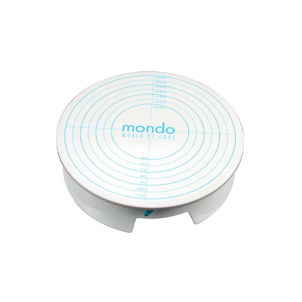 Mondo Plastic Cake Decorating Turntable with Brake High Quality Baking Tools at Robins Kitchen