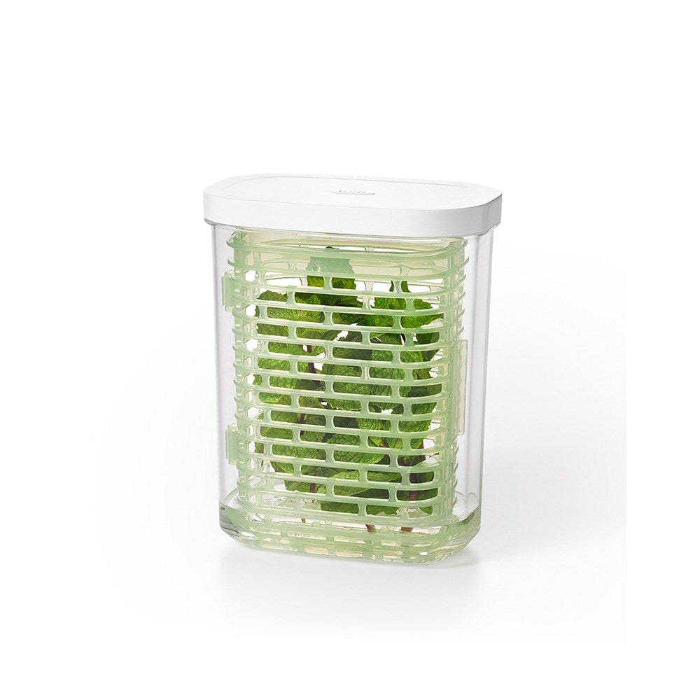 Oxo Good Grips Greensaver Small Herb Keeper Kitchen Storage Inside a Refrigerator at Robins Kitchen