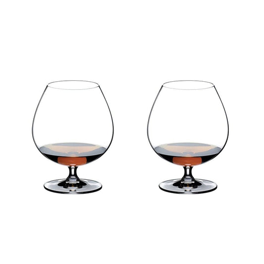 RIEDEL Vinum 2 Piece Crystal Brandy Glass Set 840ml