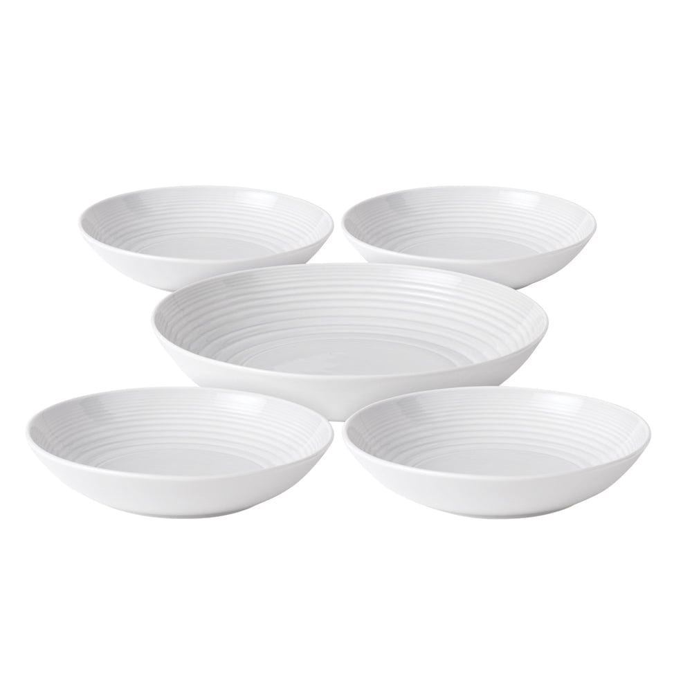 Royal Doulton Gordon Ramsay Maze 5 Piece Pasta Set White