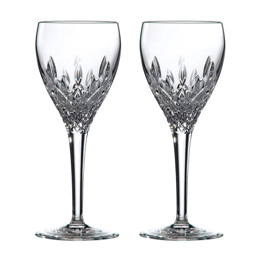 Royal Doulton R&D Collection Highclere Pair of Crystal Wine Glasses