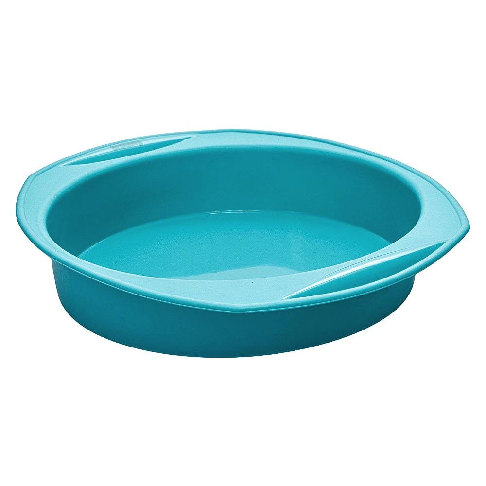 Scullery Kolori Silicone Round Baking Pan in Teal High Quality Bakeware at Robins Kitchen