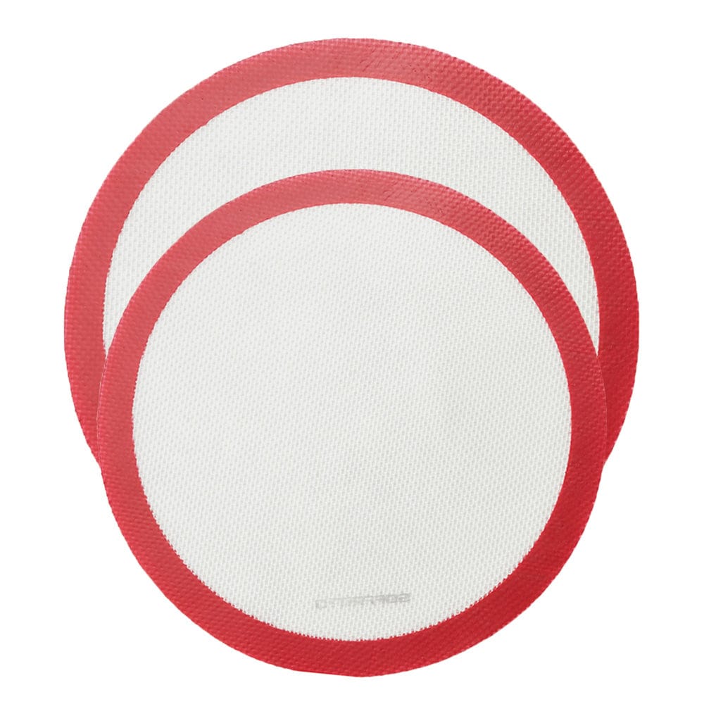 Red Soffritto Professional Bake 2-Piece Silicone Round Baking Mats at Robins Kitchen