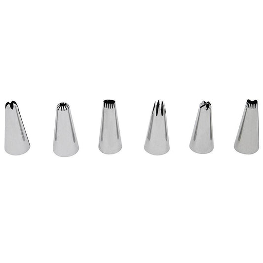 Soffritto Professonal Bake Stainless Steel Nozzle Set of 6