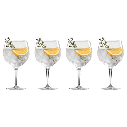 Spiegelau 4 Piece Crystal Gin & Tonic Glass Set 630ml